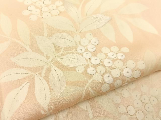 平和屋着物■訪問着 刺繍 南天文 暈し染め 金彩 やまと誂製 正絹 逸品 BAAY8046hj