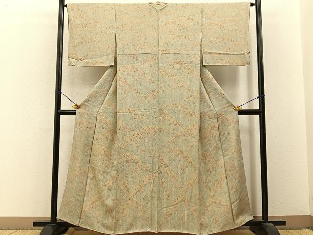 平和屋着物■上質な小紋 樹林文 正絹 逸品 BAAY8069hj