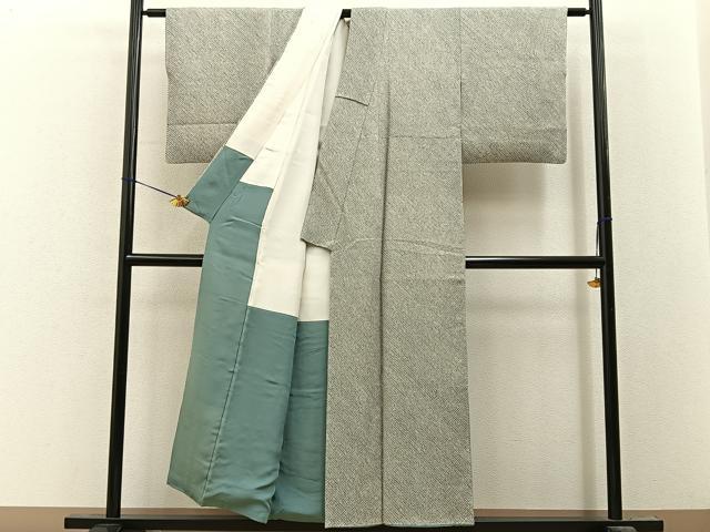 平和屋着物■大変加工の良い総絞り小紋 正絹 逸品 BAAY8152hj