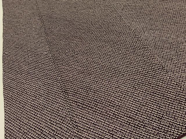 平和屋着物■大変加工の良い総絞り小紋 正絹 逸品 BAAY8213hj
