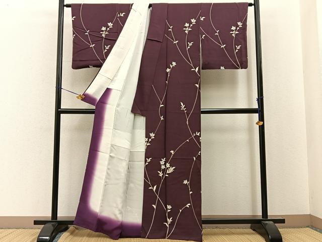 平和屋着物■訪問着 桔梗 正絹 逸品 BAAY8243hj