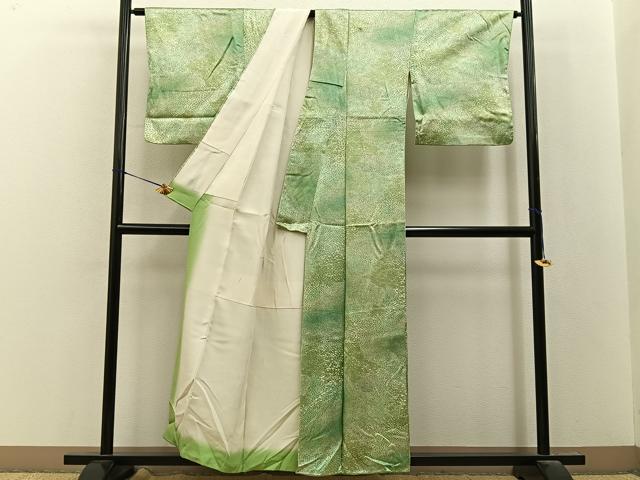 平和屋着物■上質な小紋 石畳文 正絹 逸品 BAAY8262hj