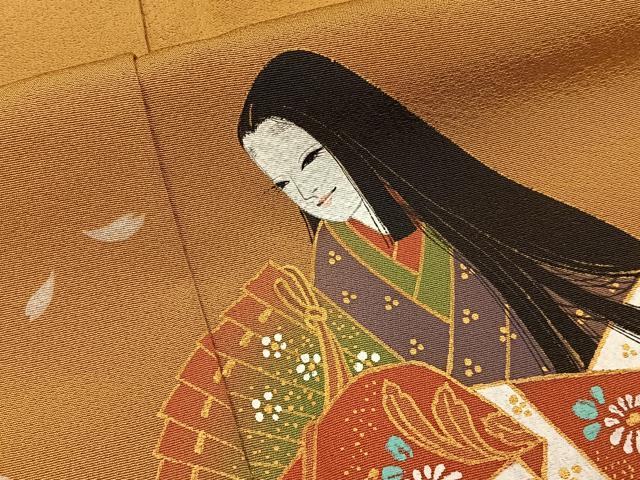 平和屋着物●染色作家 青木龍雲 色留袖 十二単 暈し染め 金彩 正絹 逸品 未使用 BAAY8275hj