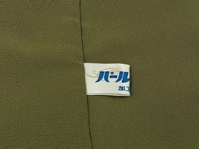 平和屋着物●上質な小紋 間道 鬼しぼ縮緬 正絹 逸品 BAAY8280hj