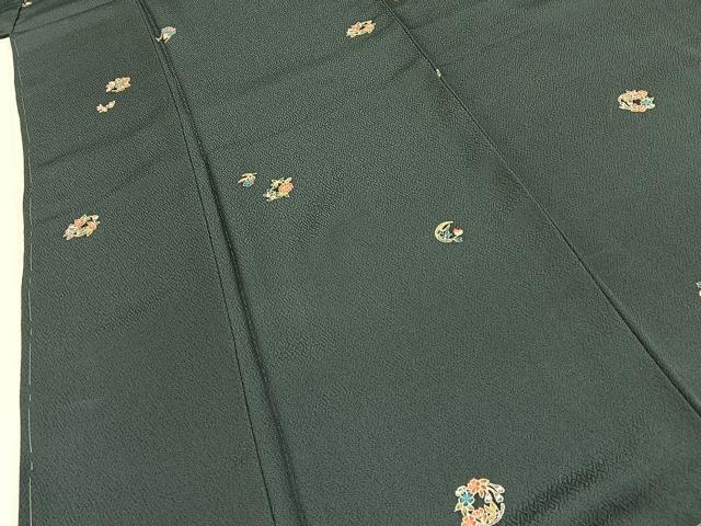 平和屋着物●上質な小紋 花丸文 正絹 逸品 BAAY8281hj
