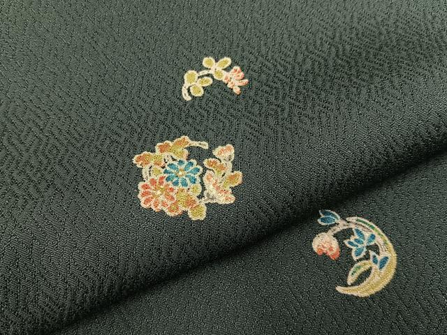 平和屋着物●上質な小紋 花丸文 正絹 逸品 BAAY8281hj
