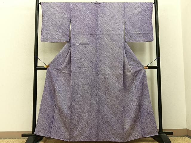 平和屋着物■大変加工の良い総絞り小紋 正絹 逸品 BAAY8284hj