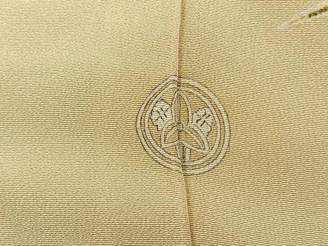 平和屋着物■訪問着 刺繍 笹 金彩 正絹 逸品 BAAY8330hj