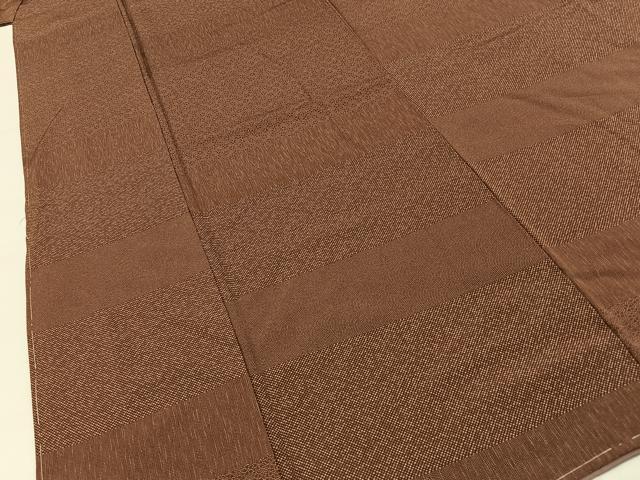 平和屋着物●江戸小紋 横段小花文 正絹 逸品 未使用 BAAY8332hj