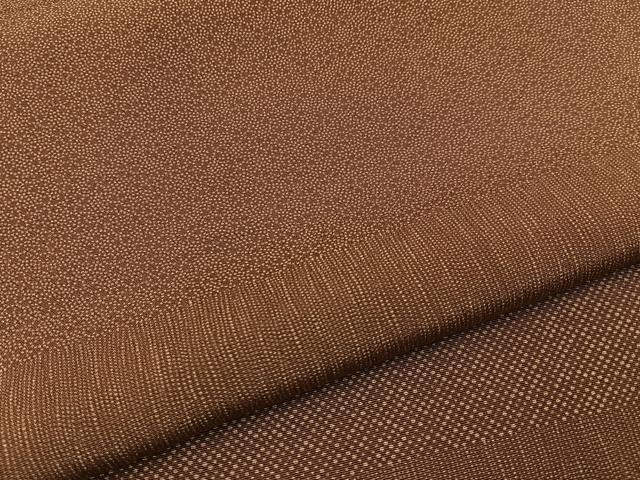平和屋着物●江戸小紋 横段小花文 正絹 逸品 未使用 BAAY8332hj