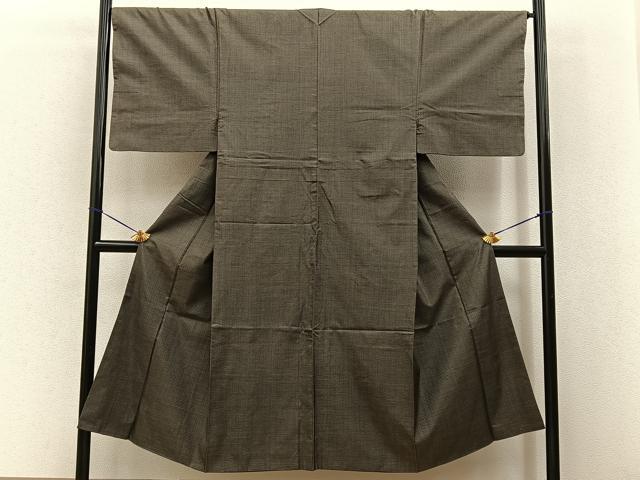 平和屋着物■男性 本場大島紬 100亀甲 総詰め 正絹 逸品 BAAY8359hj