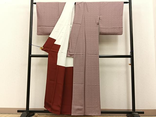 平和屋着物■江戸小紋 青海波 正絹 逸品 BAAY8364hj