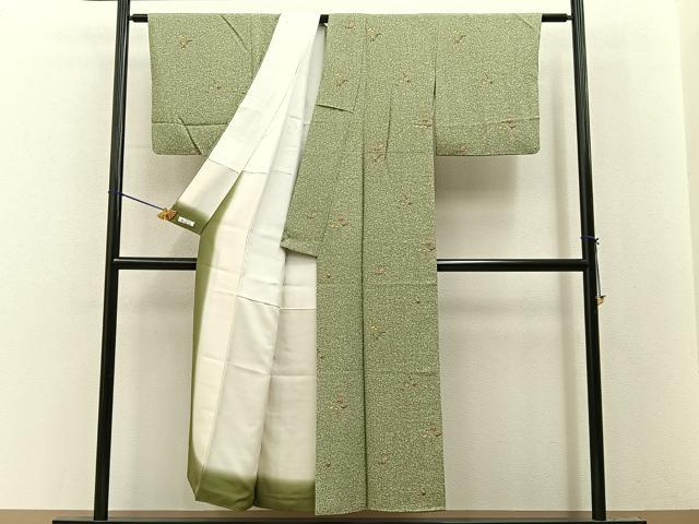 平和屋着物■上質な小紋 成り物 正絹 逸品 BAAY8368hj