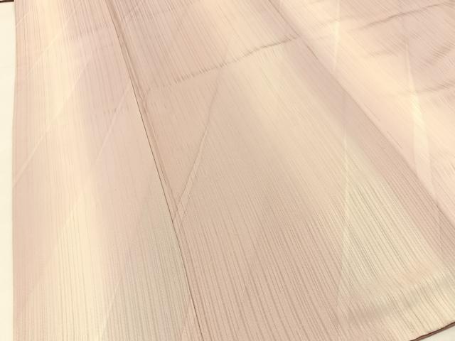 平和屋着物■上質な小紋 縞 暈し染め 正絹 逸品 BAAY8431hj