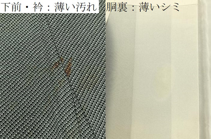 平和屋着物■江戸小紋 鹿の子文様 正絹 逸品 BAAY8486hj