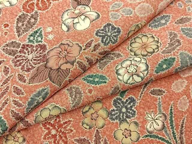 平和屋着物■上質な小紋 辻が花 金彩 正絹 逸品 未使用 BAAY8597hj