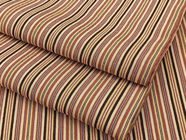 平和屋着物■上質な小紋 紬地 子持ち縞 正絹 逸品 BAAY8610hj