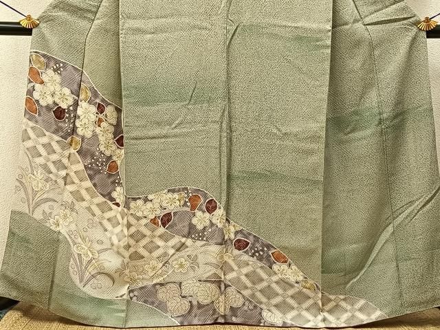 平和屋着物■訪問着 辻が花 金彩 正絹 逸品 BAAY8613hj