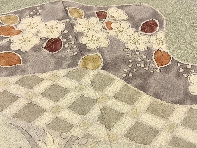 平和屋着物■訪問着 辻が花 金彩 正絹 逸品 BAAY8613hj