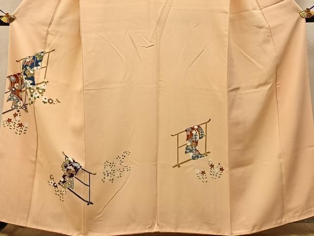平和屋着物■訪問着 誰が袖秋草文 金彩 正絹 逸品 BAAY8616hj