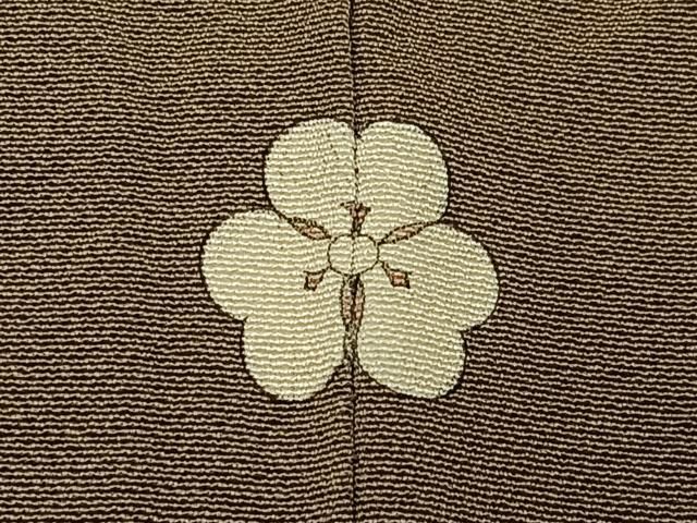 平和屋着物■上質な色無地 朽葉色 正絹 逸品 BAAY8623hj