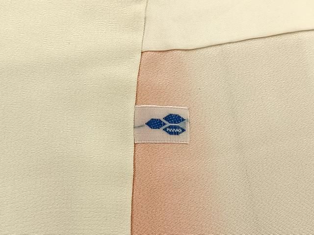 平和屋着物■中国三大刺繍 相良刺繍 訪問着 正倉院花文 暈し染め 銀彩 正絹 逸品 BAAY8676hj