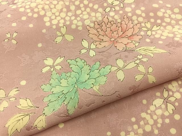 平和屋着物■上質な小紋 舞花文 正絹 逸品 BAAY8694hj