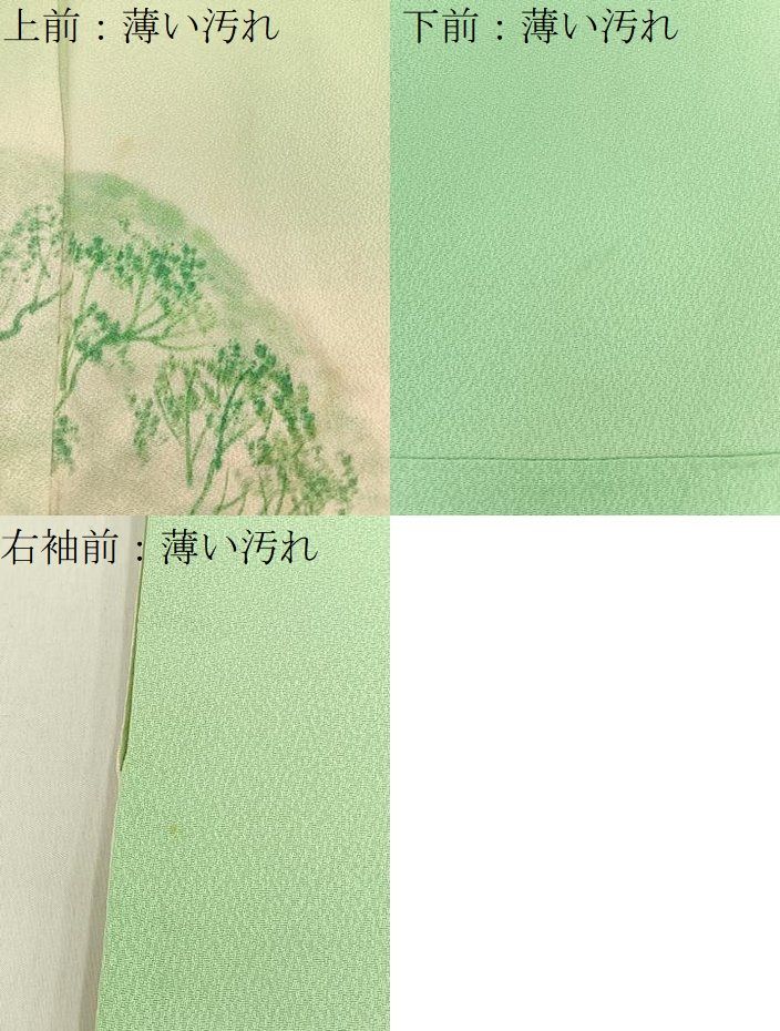 平和屋着物■訪問着 遠山樹林文 暈し染め 正絹 逸品 BAAY8700hj