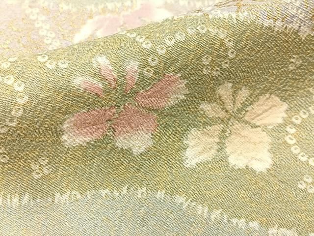 平和屋着物●訪問着 辻が花 暈し染め 金彩 正絹 逸品 BAAY8713hj