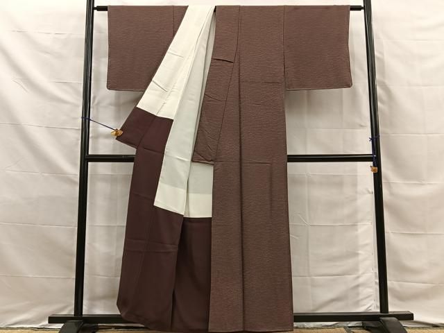 平和屋着物■上質な小紋 露芝文 正絹 逸品 BAAY8726hj