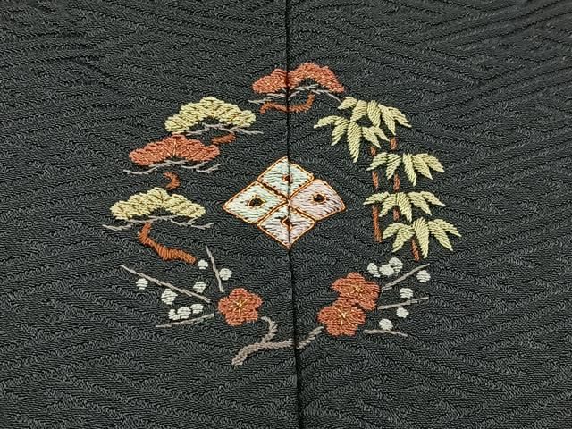 平和屋着物■豪華色留袖 総絞り 観世水 正絹 逸品 BAAY8812hj