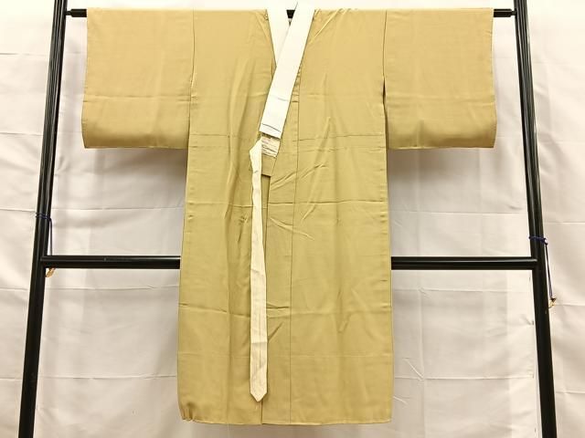 平和屋着物■長襦袢 無双仕立て 浅黄色 正絹 逸品 BAAY8837hj