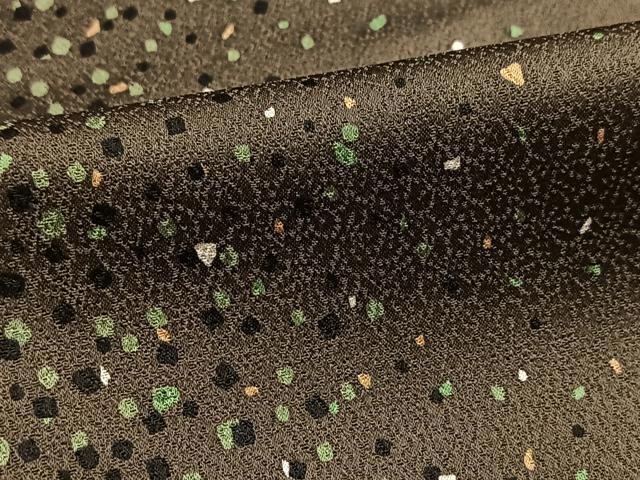 平和屋着物●上質な小紋 箔散らし文 ロング丈 正絹 逸品 BAAY9009yc