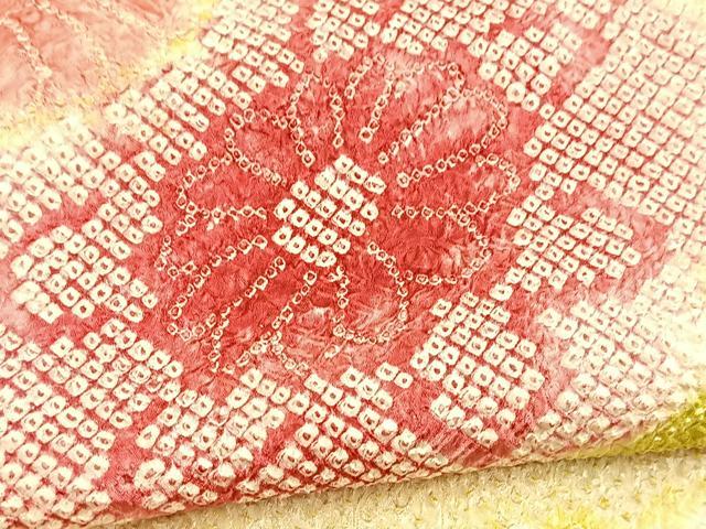 平和屋着物■豪華振袖 総絞り 舞花文 正絹 逸品 BAAY9016yc