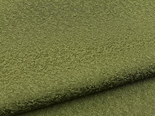 平和屋着物●本草木染作家 瑞寶 色無地 紋意匠 老竹色 正絹 逸品 未使用 BAAY9024yc