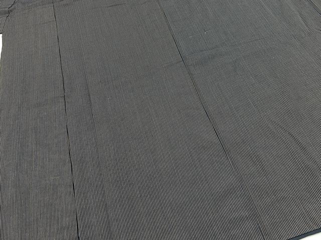平和屋着物■男性 紬 縞 正絹 逸品 BAAY9042yc