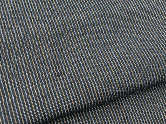 平和屋着物■男性 紬 縞 正絹 逸品 BAAY9042yc