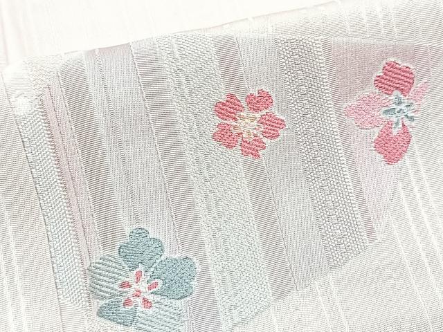 平和屋着物▼訪問着 地紋起こし 切嵌花文 正絹 逸品 BAAY9123yc