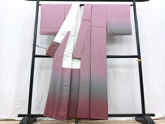 平和屋着物■訪問着 霞文 暈し染め 正絹 逸品 BAAY9129yc