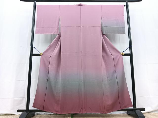 平和屋着物■訪問着 霞文 暈し染め 正絹 逸品 BAAY9129yc