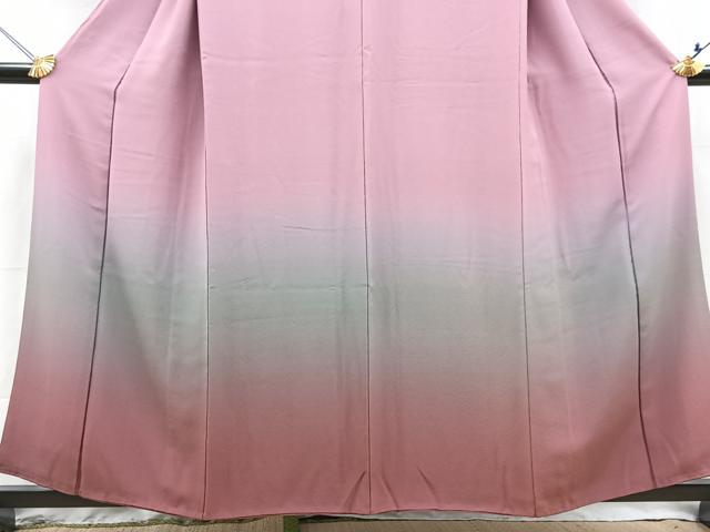 平和屋着物■訪問着 霞文 暈し染め 正絹 逸品 BAAY9129yc