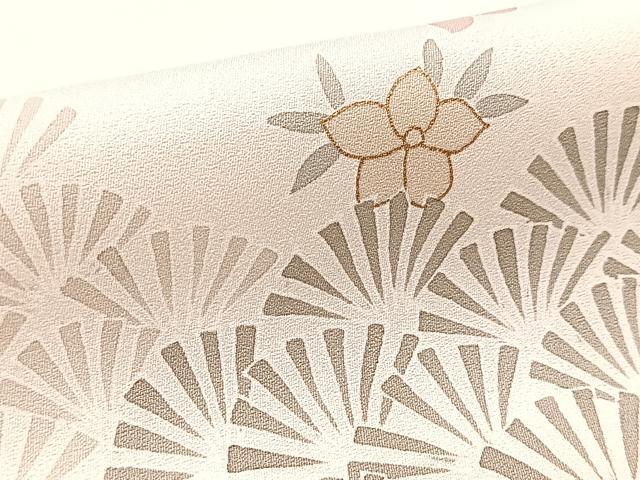 平和屋着物■色留訪問着 風景花文 金彩 正絹 逸品 BAAY9239yc