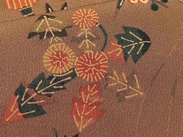 平和屋着物■上質な小紋 御所解花文 正絹 逸品 BAAY9240yc