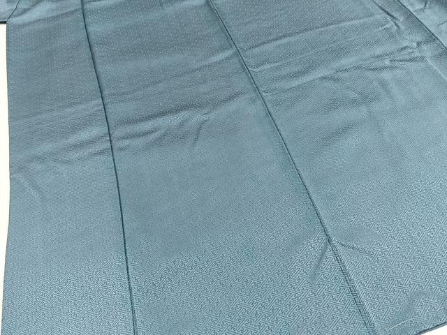平和屋着物■上質な色無地 紗綾形地紋 薄花色 正絹 逸品 BAAY9246yc