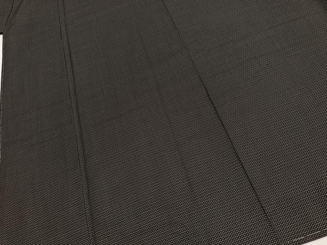 平和屋着物■男性 紬 アンサンブル 100亀甲 総詰め 正絹 逸品 BAAY9253yc
