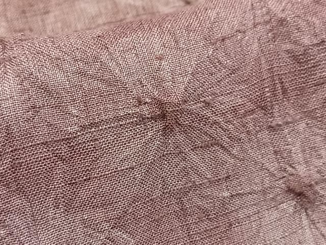 平和屋着物●上質な紬 蜘蛛絞り 正絹 逸品 BAAY9284yc