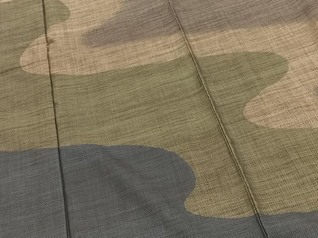 平和屋着物●本場大島紬 訪問着 泥染め 9マルキ エ霞文 工房夢おり謹製 証紙付き 正絹 逸品 未使用 BAAY9323yc