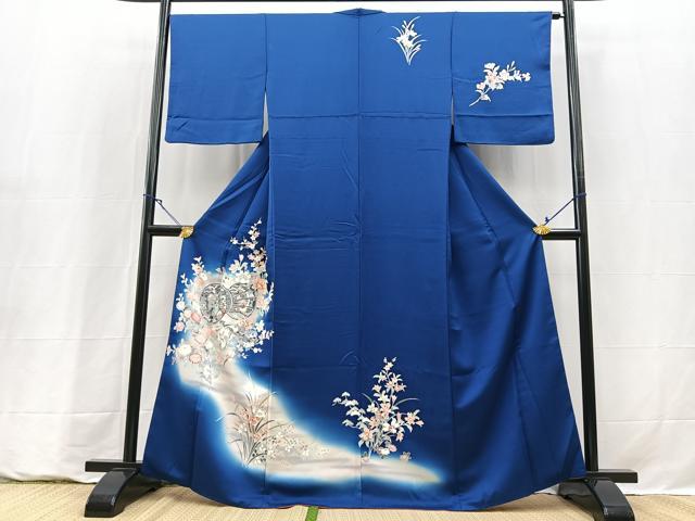 平和屋着物■訪問着 友禅 楽器花文 暈し染め 正絹 逸品 BAAY9328yc