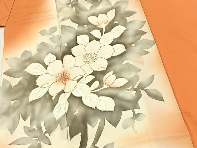 平和屋着物■訪問着 草花文 暈し染め 金彩 正絹 逸品 BAAY9331yc
