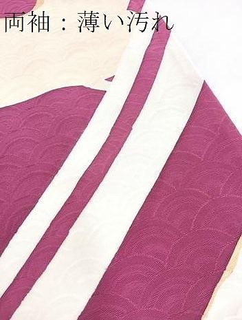 平和屋着物■訪問着 飛鶴文 金彩 正絹 逸品 BAAY9426yc